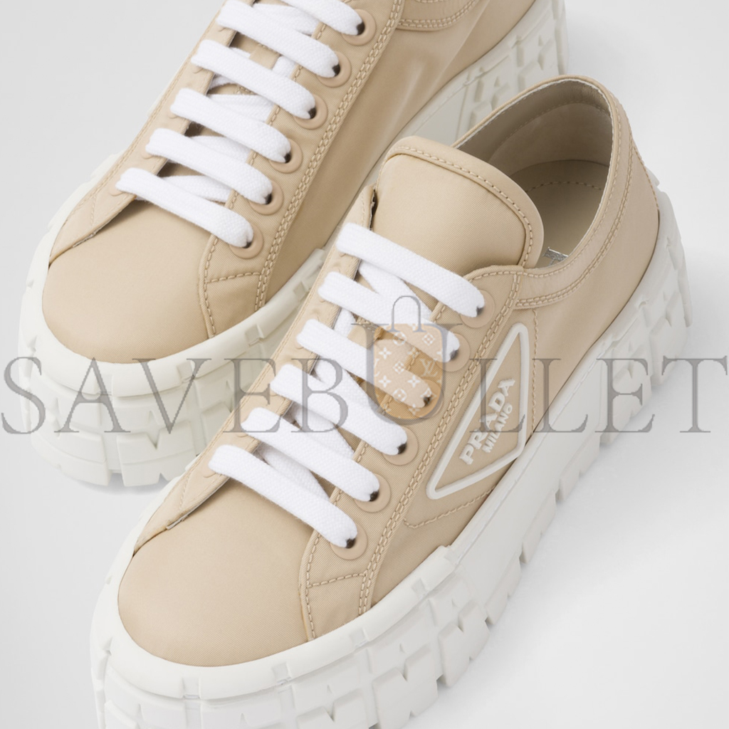 Pra*a double wheel re-nylon gabardine sneakers 1e260m